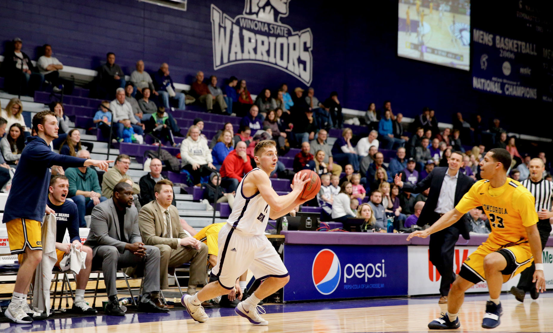 WSU MBB vs Concordia 14